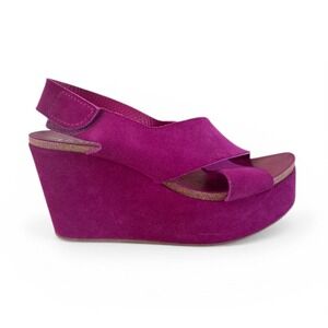 Pedro Garcia Platform Wedge Sandals Size 39